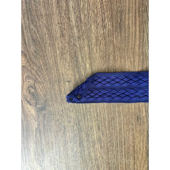 Vintage Braided Rope Belt Royal Blue 36" Length AS IS - Picture 5 of 7